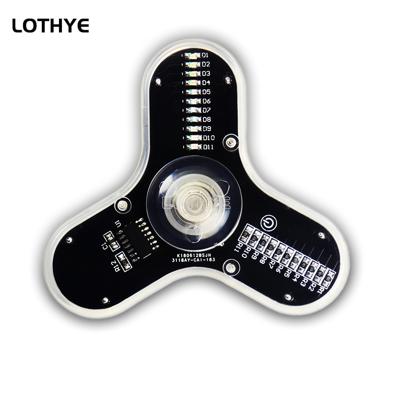 Diy Electronics Project Kit - LED Fidget Spinner fabricación altavoz atmósfera