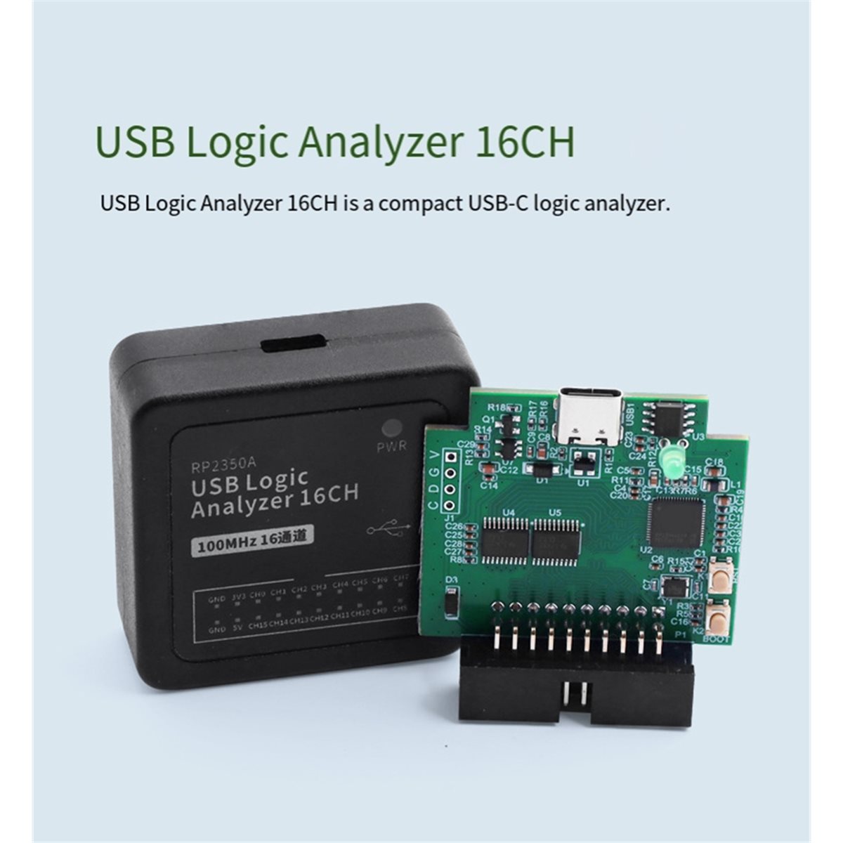 Logic Analyzer Usb - Módulo Analizador Lógico USB para Microcontrolador