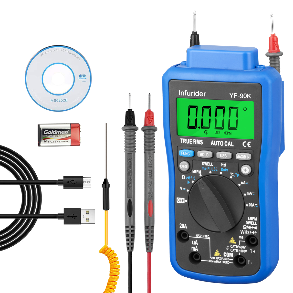 HoldPeak HP-90K analizador de  - Logic Analyzer Usb reseña y precio