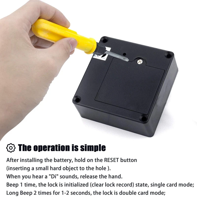 Cerradura electrónica RFID par - Diy Electronics Cabinet reseña y precio