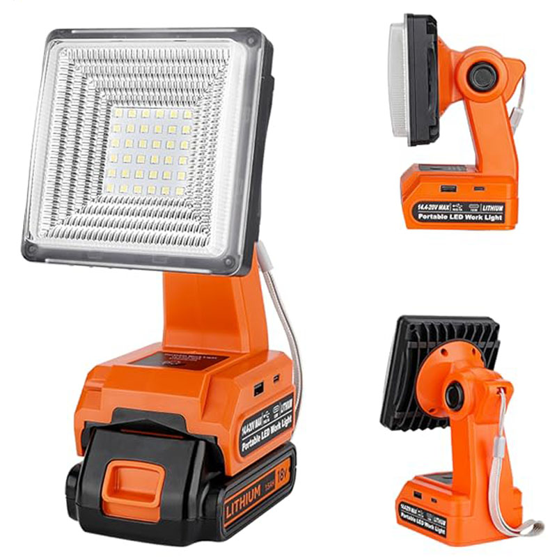 Lámpara Led de trabajo de 4 pu - Black+Decker Tool Cordless reseña y precio